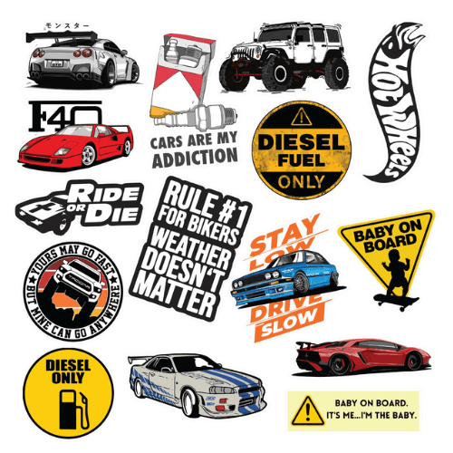  Car Stickers